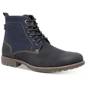 Levi s Lakeport denim leather boots